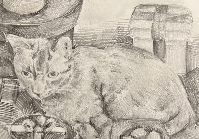 “Franz” — Pencil — 2025