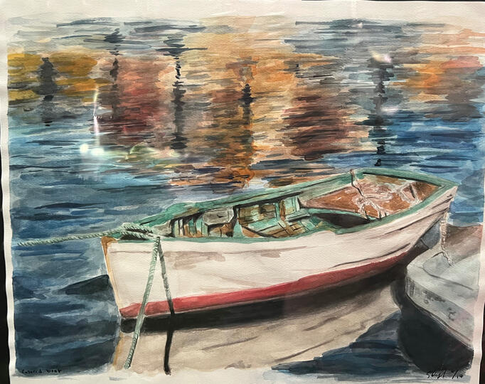 “Boat” — WaterColor — 2024